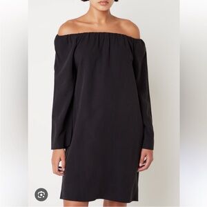 ❤️Wilfred Black Off The Shoulder Date Night Knee Length Long Sleeve Dress